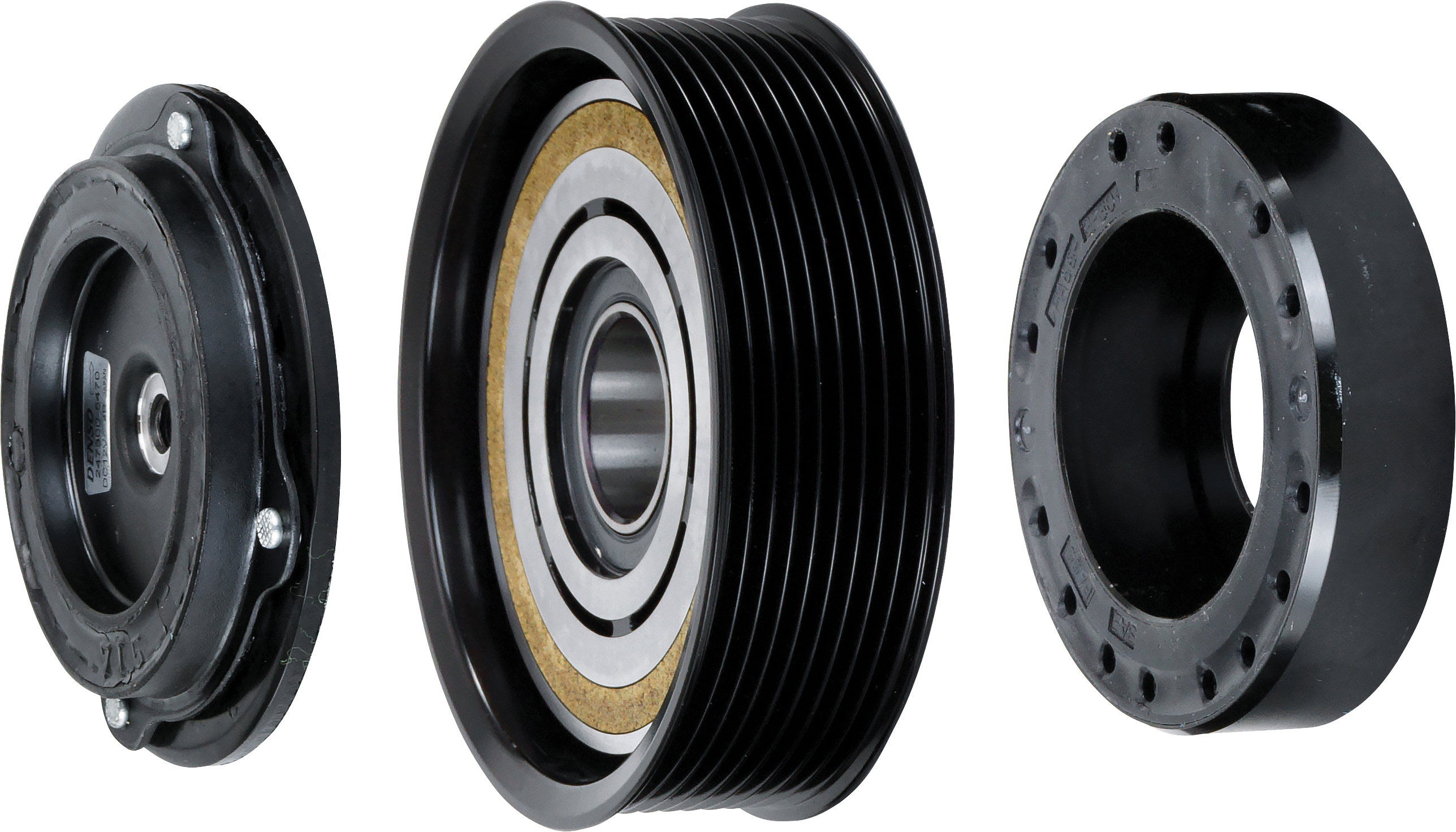 CLUTCH ASSEMBLY, DENSO, 10S15C, 12V, 9PV, TOYOTA LANDCRUISER VDJ78, 79 SERIES, V8 4.5L 07-