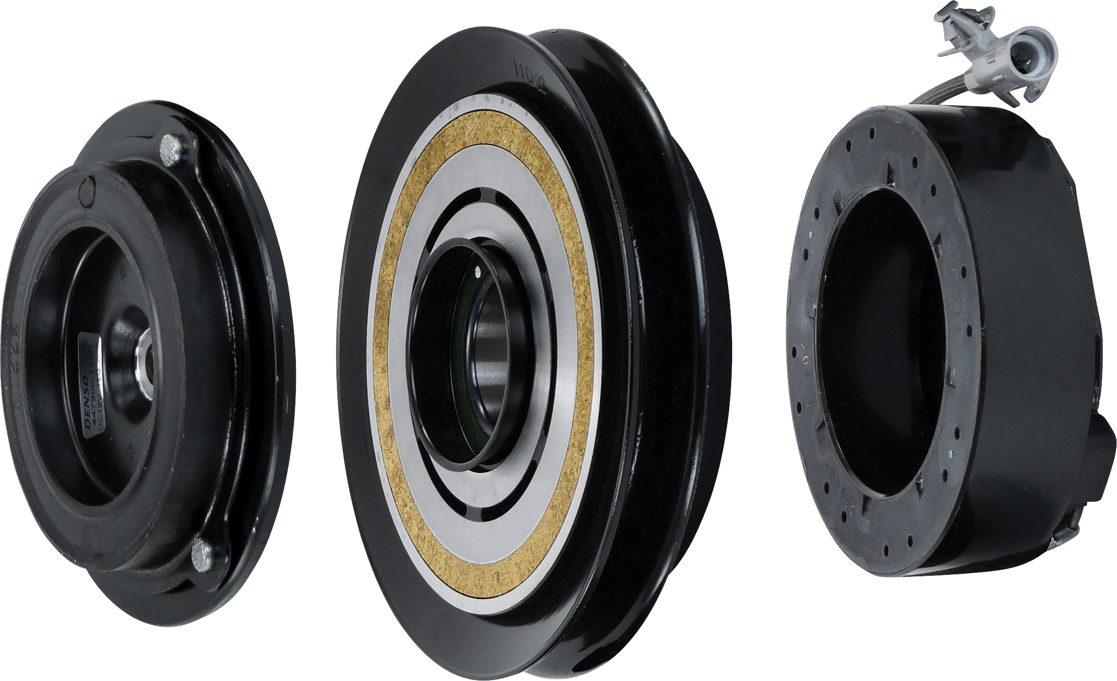 CLUTCH ASSEMBLY, DENSO, 10PA17C, 12V, 1A, TOYOTA LANDCRUISER FZJ80 SERIES