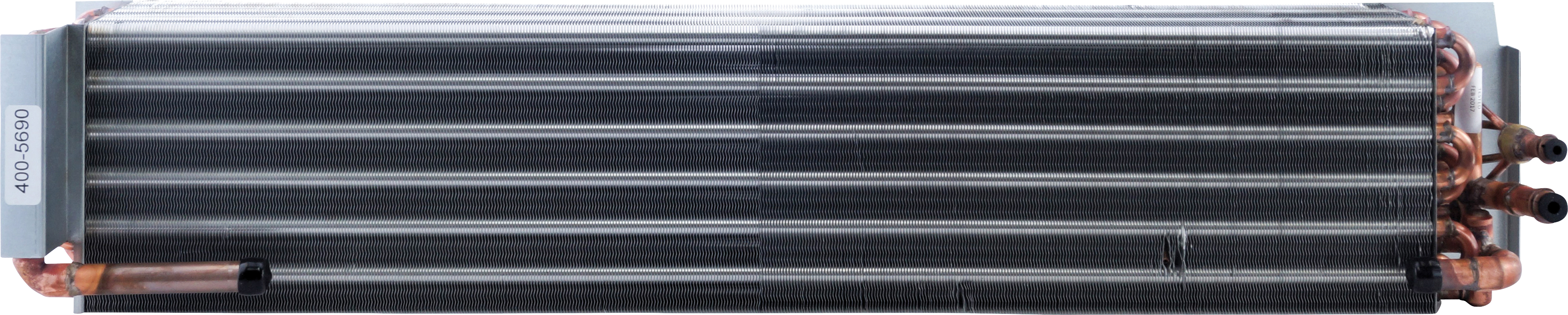 EVAPORATOR, COIL, JOHN DEERE 6120-7520, 735X152X95MM, WITH HEATER CORE 732X153X96MM