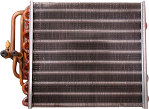 EVAPORATOR, COIL, JOHN DEERE 9400-9660, 343X318X111MM, WITH HEATER CORE